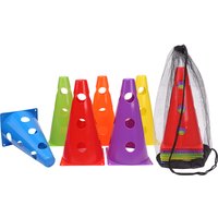 12PCS 18PCS 24PCS 30PCS 36PCS Durable Mark Cones Football Agility Training Sport with Hole