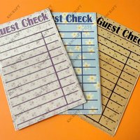 KSCRAFT Guest Check Cutting Dies Stencils for DIY Scrapbooking Decorative Embossing DIY Paper Cards