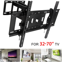 TV Wall Mount for 32-70in TV Floating TV Stand Swivel Tilt Horizontal Adjustment TV Wall Bracket Universal