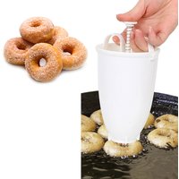 Portable Donut Maker Fast Easy Baking Includes Milker Baking Mould & Manual Waffle Dispenser Kitchen Diy Baking Tools