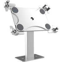 Anti-Theft Metal Tablet POS Stand 360° Swivel & Tilt Security Holder for 7-13" iPad/Tablets Desk Bolt-Down Retail Kiosk