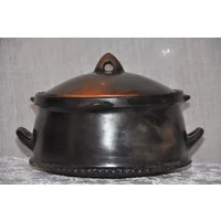 #V Handmade Ethiopian Traditional Clay Cooking Pot Shekla Dist