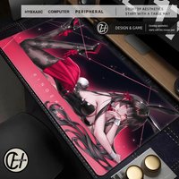 HYBXAXC Official New Wallpaper Wuthering Waves Chisa Mouse Pad Gaming Mousepad Anime Girl Desk Mat E-Sports Office PC Mice Mat