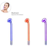High Frequency Nozzle Attachment Mushroom Facial Body Glass Electrode HF Tubes Neon Argon Violet Skin Care Tool