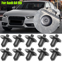10x Car Radiator Engine Cover Panel Fender Panel Lining Clip For Audi A4 B8 2008 2009 2010 2011 2012 2013 2014 2015 4D0807300