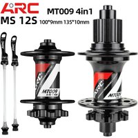 New ARC MT009 4 IN 1 MTB Hub 6 Pawl NBK Bearing Hub 28 32 36 Holes Mountain Bike Hub Disc brake Aluminum alloy 8 9 10 11 12Speed