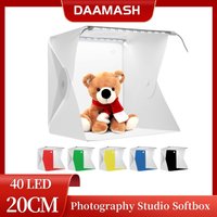 20cm Folding Portable Photo Lighting Studio Shooting Tent Box with 6 Colors Backdrops