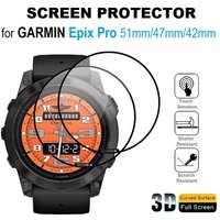 3PCS 3D Curved Edge Screen Protector for Garmin Epix Pro 51mm 47mm 42mm Smartwatch Full Cover Soft Protective Film