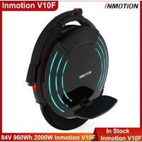 EU Stock INMOTION V10F 84V 960Wh 2000W Motor TOP Speed 40km/h 16*2.5Inch Newest Inmotion V10F Electric Unicycle