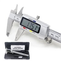 New 2026 6 Inch 150mm Digital Vernier Caliper Stainless Steel Micrometer Measuring Tool Depth Ruler Messschieber Paquimetro