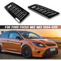Front Hood Side Air Flow Vent Intake Scoop Hole Cover Trim Sticker For Ford Focus RS ST MK2 MK3 2004-2015 Car Styling