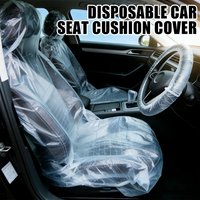 50Pcs Disposable Car Seat Covers Universal Waterproof Dustproof Anti-fouling Protective Cover for Auto Repair Beauty Cleaning