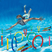 Swimming Diving Toy Underwater Diving Stick Water Float Ring Treasure Hunt Grabbing Sport Toy Beach Pool Play Game Kid Gifts