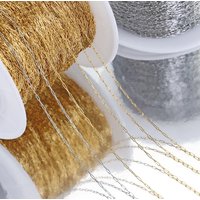10Meters 2Meters 0.8mm Ultra-fine Stainless Steel Chain for DIY Bracelet Necklace Body Chain Jewelry Making Findings