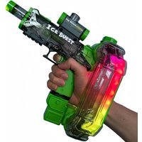 LED Light Electric Water Guns for Adults Powerful Shooting Game Automatic Water Blasters Summer Outdoor Beach Toys for Kids Gift