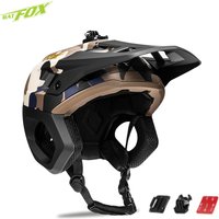 AliExpress BATFOX Summer 3/4 Helmet Adult Cycling MTB DH BMX Bicycle Helmet CE/EN1078 Certificate Ear Protection Off Road Bike Safely Cap
