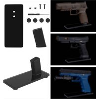 M4 AR15 Magazine Decration Stand AR Display Stand Easy Installation Car or Home Display Stand for Shooting Glass ABS