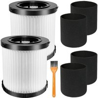 2 Pack DCV5801H HEPA Filter Compatible Foe DEWALT DCV580H, DCV581H 20V MAX Wet/Dry Vacuum