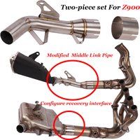 Slip On For Kawasaki Z900 Z900SE 2017 2018 2019 2020 2021 Motorcycle Joint Pipe Interface Original Exhaust Muffler Middle Link