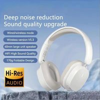 2026 New Foldable Headset Wireless Bluetooth Earbuds Head Mounted Noise Cancelling Earphones Sports with Mic Music Headphones