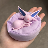 Bandai Pokemon Eevee Sleeping Series Blind Box Figurine Fairy Eevee Collectible Toy Pokemon Themed Decoration Gift