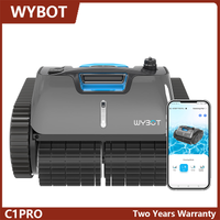 Swimming Pool Robot WYBOT C1PRO Washing Vacuum Cleaner for Backgrounds and Wall, 150㎡ Coverage, 2.5 Hours Runtime, APP Control