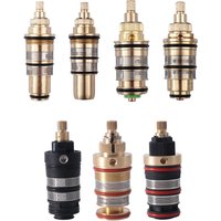 Disc Cartridges Bathroom 20-90 °C Laundry Drip Resistant Kitchen Tap Brass Quarter Turn Home Improvement Thermostatic Cartridge