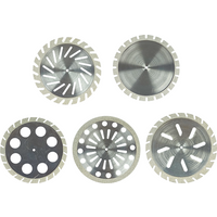 Dental Lab Diamond Cutting Plaster Gypsum Disc Double Sided 45mm with 1 pc Mandrel