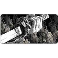 Japanese Katana COOL Mouse Pad For Office Gaming And Keyboards Non-Slip Large Waterproof
