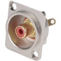 Type D RCA Solder A367A-B Gold Plated Chassis Mounting 86 Panel Module Soldering Female Socket AV RCA Audio Connection Adapter