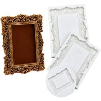 Photo Frame Silicone Mold Fondant Cake Decorating Tools Sugarcraft Cookie Cupcake Chocolate Baking Mold