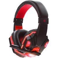 Professional LED Light 3.5mm Wired Gaming Headphones With Microphone For PS4 Xbox One Switch Phone Laptops PC Earphones Helmet