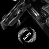 2Pcs Car Door Welcome Light LED Projector Ghost Shadow Courtesy Lamp Accessories For Audi SQ5 2012-2018 2019 2020 2021 2022 2023