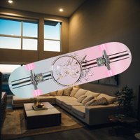 Skateboard Complete Long Board Double Kick Fully Mute Maple 31 inch Steel Bearing Concave for Beginners Boys Kids Girls