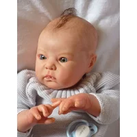 18Inch Reborn Doll Kit Dimitri Soft Real Touch Vinyl Color Unfinished Parts DIY Blank Kit