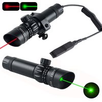 Tactical Rifle Red Dot Laser Powerful Outdoor Laser Sight Accsesories with Pressure Switch for Picatinny Rail 20mm Mount