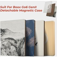 twosheep E-Reader-Hülle im chinesischen Stil, geeignet für Boox Boox Go6 GenII Gen2 Poke7 6 Zoll, abnehmbare magnetische matte schlanke Folio-Hülle
