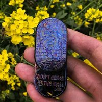 FZEDC Fat Zircon Horse 2.9 Mechanical Dingding Super Dense Tactile Finger-Tip Card Pushing Stress Relief Toy