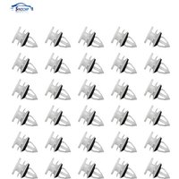 30 PCS Door Panel Clip Sealer Trim Retainer 11519031 For GMC SAAB Hummer Envoy Buick Rainier Isuzu Ascender Oldsmobile Bravada