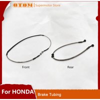 OTOM Motorcycle Front Rear Brake Hose Pipe Tube Pump Cylinder Line Metal Mesh For HONDA CRF YAMAHA YZF Off-Road Motocross Parts