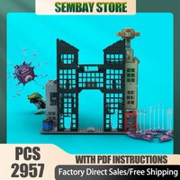 Famous Scene Model Moc Building Brick Modular Mega Metropolis Mayhem Model Technology Blocks Christmas DIY Toy Construction Gift