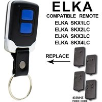 ELKA SKX1LC SKX2LC SKX3LC SKX4LC Garage Door Remote Elka 433.92MHz Fixed Code Clone