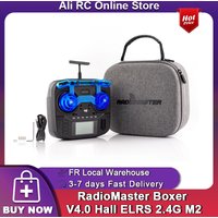 RadioMaster Boxer ELRS 2.4G FCC/LBT Wersja 16CH (M2) V4.0 z gimbalem Halla, system sterowania radiowego EdgeTX, dwupasmowy nadajnik FPV do drona, pilot zdalnego sterowania.