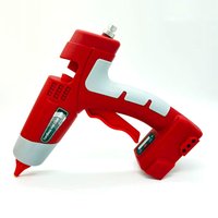 For Makita/Bosch/Milwaukee/DeWalt/Ryobi 18V/20V Lithium Batteries 100W Cordless Handheld Hot Glue Gun DIY Electrical Repair Tool