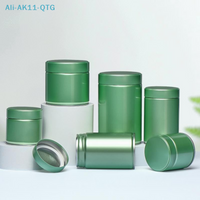 Hot!Airtight Tinplate Tea Canister Storage Container For Leaf Tea Bags Matcha Powder Sealed Pantry Organizer Kitchen Tea