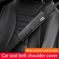 Car seat belt cover soft and comfortable leather for Volkswagen R Line Golf GTI Polo Jetta Passat TSI Tiguan EOS MK4 MK5 MK6 MK7