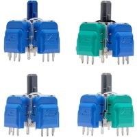 20pcs K-Silver JS13 Pro+ TMR Electromagnetic Joystick for PS5 PS5 Edge PS4 Xbox TMR Joystick Tunnel Magnetic Resistance w cap