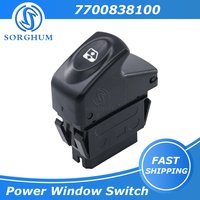 Sorghum Electric Window Control Switch Lift Regulator Single Control Button For Renault Kangoo Megane Clio 1998-2014 7700838100