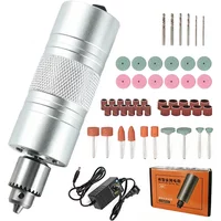 TUNGFULL DC24V Variable Speed Mini Handheld Rotary Grinder Tool 0.3-4MM Drill Chuck 48W Electric Engraving Polishing DIY Kit