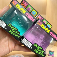 Gifts!Needoh Nice Cube Sensory Nice Cube Stress Relief Squishy Cube Anti-Anxiety Squeeze Object For Focus ADHD Population말랑이